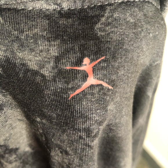 Danskin Soft Hoodie Light Jacket Grey With Pockets Tie Dye Camo Pattern NEW - Picture 9 of 12